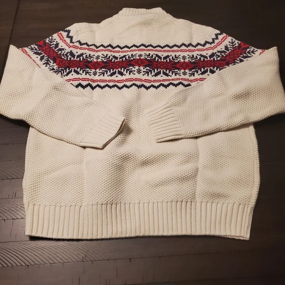 Izod Cotton Blend 1/4 Zip Sweater - Picture 2 of 4